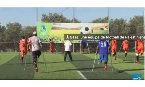 Illustration article Palestine : à Gaza, le football pour surmonter le handicap