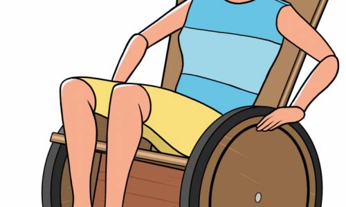 Illustration article Papas Bricoleurs : Fauteuil roulant pour poupée
