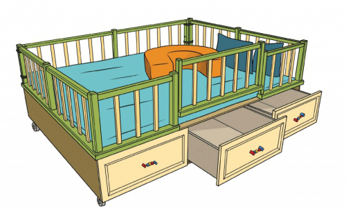 Illustration article Papas Bricoleurs : Parc de Florian