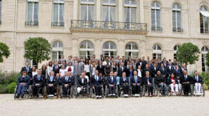 Les Paralympiques à l'Elysée : un hommage apprécié!