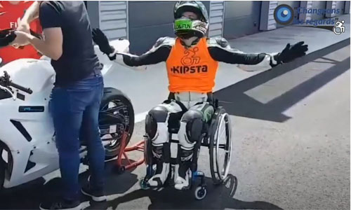 Paraplégique et motard : Daniel dévoile ses adaptations
