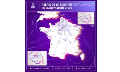 Paris 2024 : le parcours de la flamme paralympique dévoilé