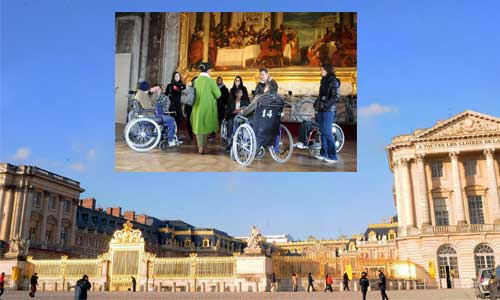 Illustration article Le Roi Soleil reçoit les visiteurs handicapés à Versailles