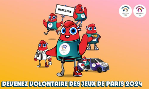 Illustration article Paris 2024 : 3000 volontaires handicapés? Postulez en ligne!