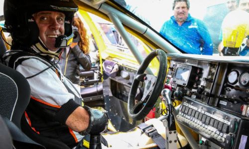 Illustration article P.Croizon : 1er pilote du Dakar 2024 à rouler à l'hydrogène