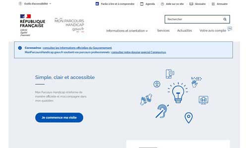 Illustration article Plateforme Mon parcours handicap : quel cap en 2021? 