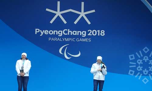 Illustration article Poutine salue les paralympiques de retour de Pyeongchang