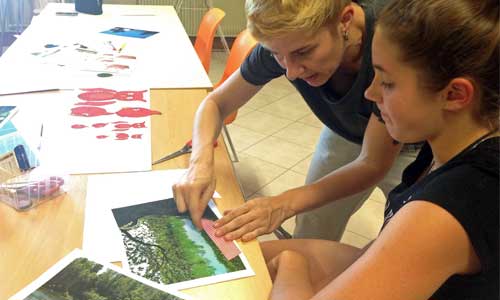 Illustration article Enfants cérébro-lésés : l'art pousse la porte de leur centre