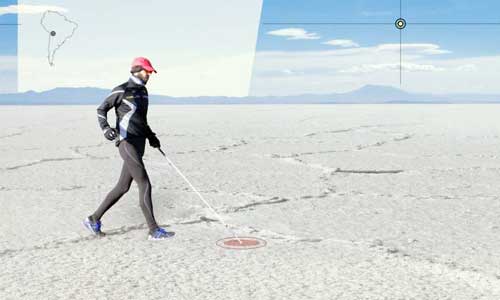 Illustration article Malvoyant, il se lance à la conquête d'un désert de sel
