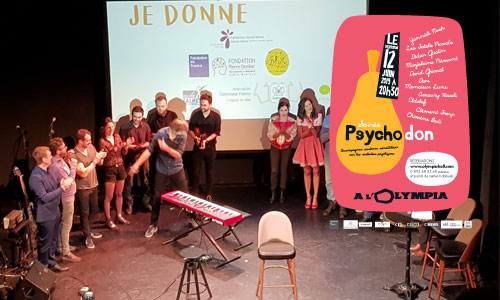 Illustration article Psychodon à l'Olympia : la santé mentale fait son show