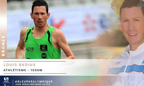 Illustration article Athlétisme Rio : Louis Radius arrache le bronze