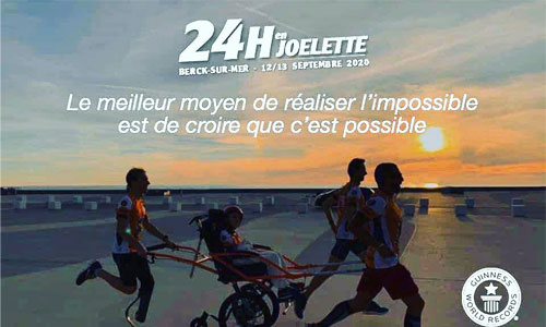 Record du monde de course en joëlette : 264 km en 24h! 