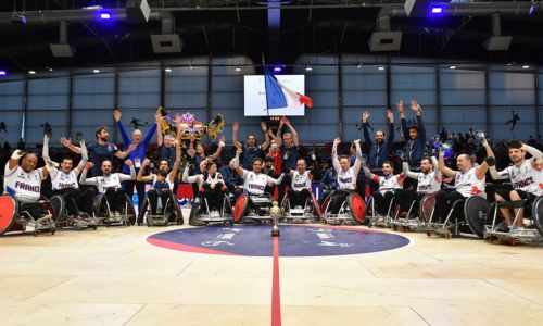 Rugby fauteuil : la France (encore) championne d'Europe 2023