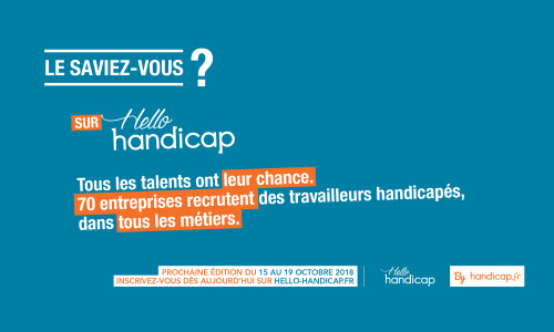 Illustration article Sur Hello Handicap 71 entreprises donnent leur chance à tous