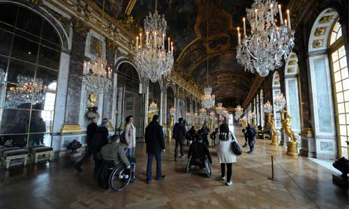 Illustration article Le château de Versailles ouvre grand ses portes au handicap