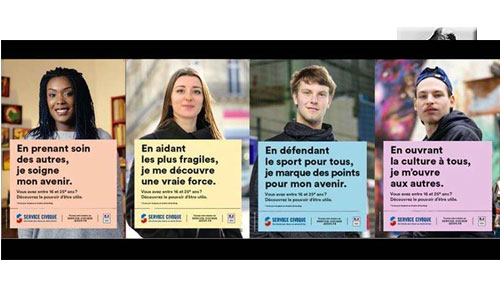 Illustration article Nouvelle campagne du Service civique : et le handicap ?