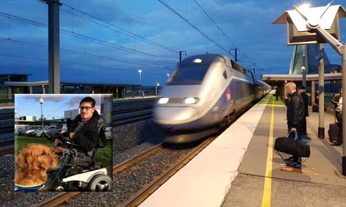 Illustration article SNCF: débouté par la justice, l'étudiant handicapé persiste 