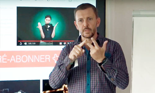 Illustration article Des "sourdoués" formés au numérique en langue des signes