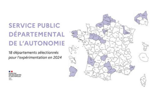 Carte de France montrant les 18 départements sélectionnés pour tester les SPDA