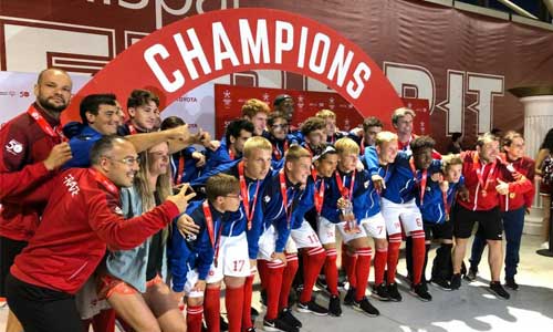 Illustration article Coupe du monde foot unifié à Chicago : les Bleus champions