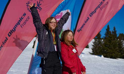 Illustration article Special Olympics d'hiver : le handicap mental tout schuss ! 