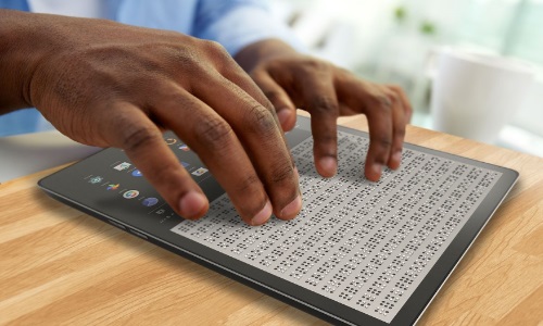 Illustration article Une tablette entièrement en braille bientôt sur le marché !