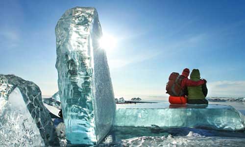 Illustration article Sourds ou aveugles, ils traversent le lac Baïkal par -30 C