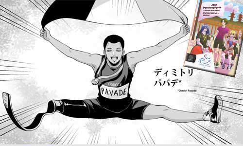 Illustration article Tokyo 2020: le handisport à l'honneur dans un manga décapant