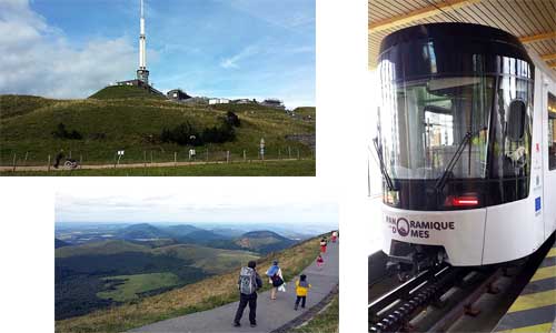 Illustration article Le Puy de Dôme accessible avec un train panoramique