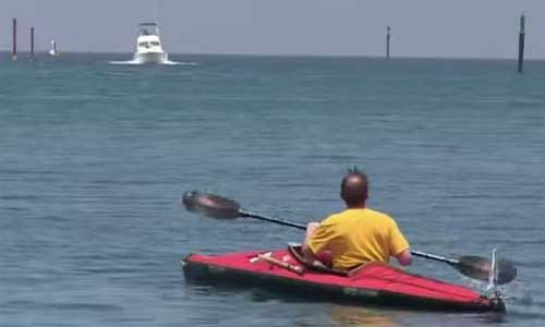 Illustration article Cuba : un américain aveugle veut rallier la Floride en kayak