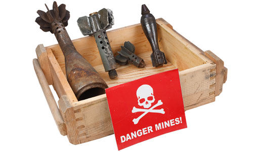 Illustration article Trump autorise le retour des mines antipersonnel