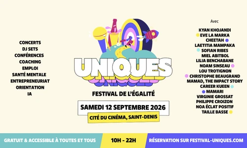 Affiche du festival Uniques