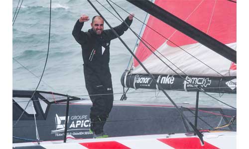 Illustration article Vendée Globe : Damien Seguin, le "bizut" hors norme