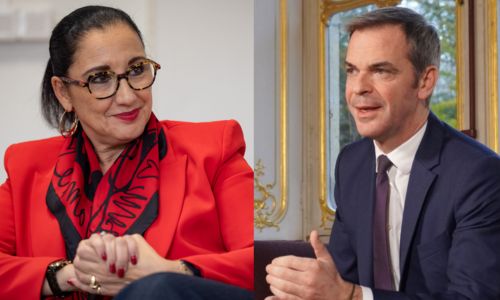 Portraits d’Olivier Véran et de Fadila Khattabi