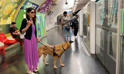 Illustration article Vidéo : Aveugles, un métro parlant pour limiter les galères