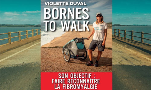 Illustration article Violette, 1 000 km à pied pour combattre la fibromyalgie