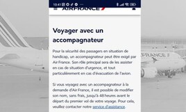 Air France : changement d'accompagnant maintenant possible!