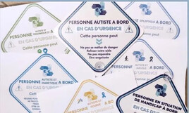 Visuels "Autistes &agrave; bord" : pour des d&eacute;placements plus s&ucirc;rs