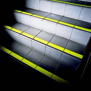Image Adhésif antidérapant Safe Step Jaune Fluo