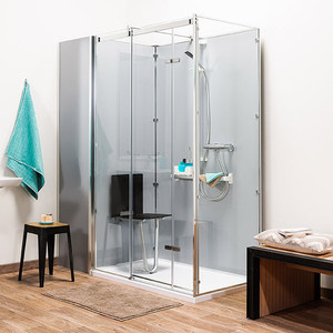 Porte de douche en niche - Collection Idhraqua