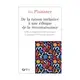 De la raison inclusive à une éthique de la reconnaissance (miniature 1) 