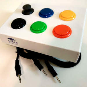 Mini boitier gaming - combo 1 joystick / 5 contacteurs (image 1)