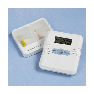 Pilulier électronique avec alarmes (image 1) - Cliquez pour la voir en plus grand, dans une nouvelle fenêtre. Pilulier électronique avec alarmes (image 1)