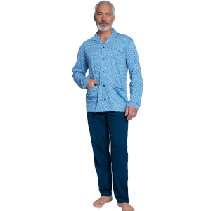 Pyjama boutons imprimé Homme (image 1)
