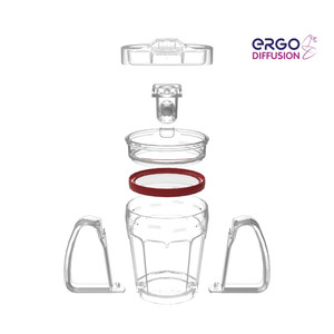 Le verre modulable Sippa (image 1) - Cliquez pour la voir en plus grand, dans une nouvelle fenêtre. Le verre modulable Sippa (image 1)